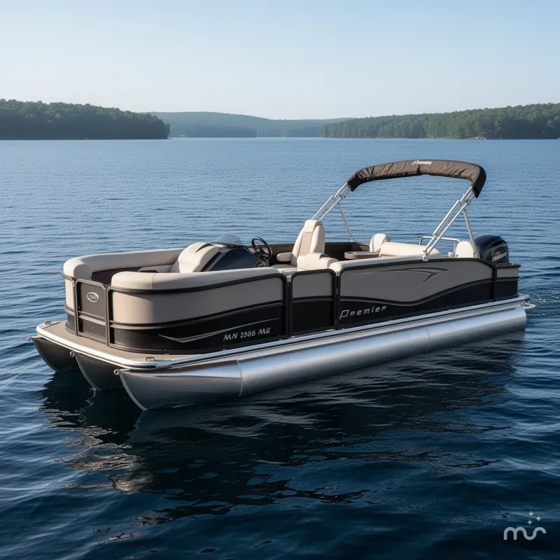 Slide: The Image of Premier 220 Gemini Pontoon 2022 - 1