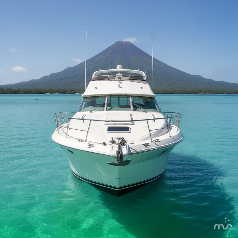 Slide: The Image of Sea Ray 440 Sundancer 1993 - 1
