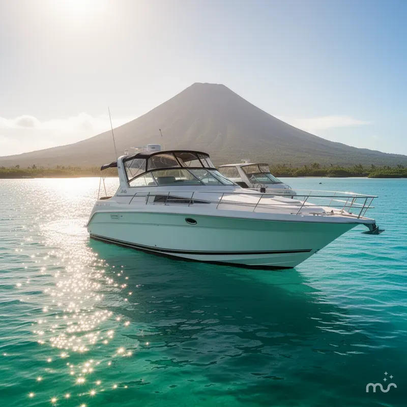 Slide: The Image of Sea Ray 440 Sundancer 1993 - 4