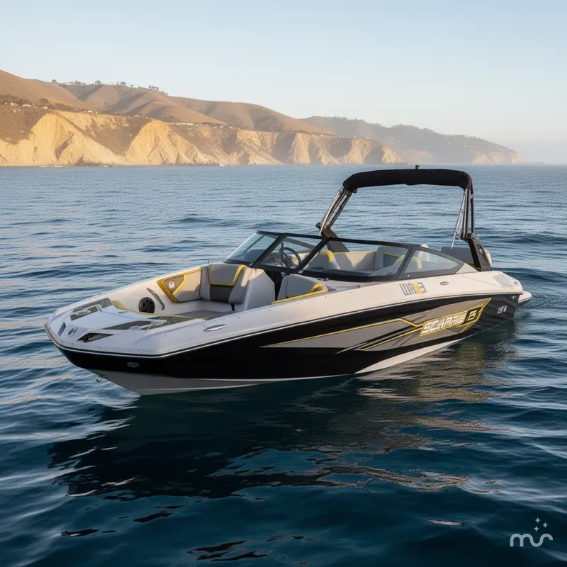 Slide: The Image of Scarab 215 ID w/ Twin 230HP Rotax Motors! 2023 - 0