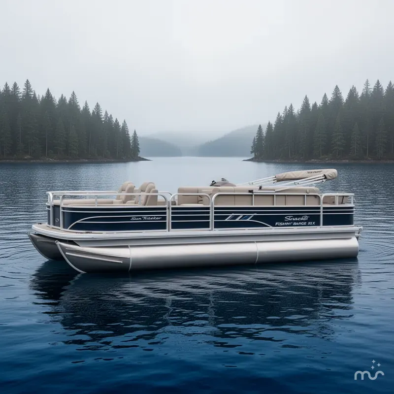 Slide: The Image of Sun Tracker Fishin' Barge 20 DLX 2023 - 2