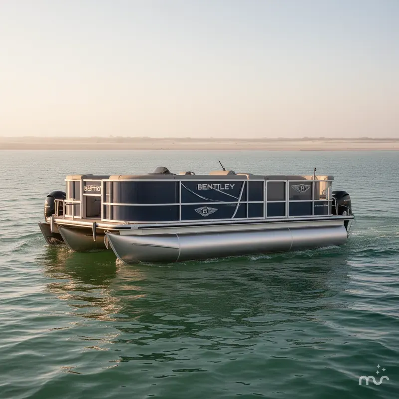 Slide: The Image of Bentley Pontoons Lil Bentley 180 Fish 2023 - 0
