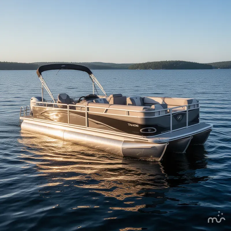 Slide: The Image of Tahoe Sport 2380 Cruise Rear Bench (CRB) & 90HP Honda 4- 2024 - 0