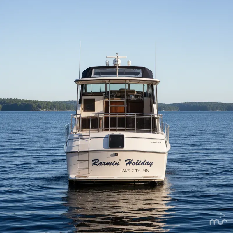 Slide: The Image of Carver 3607 Aft Cabin Motoryacht 1985 - 2