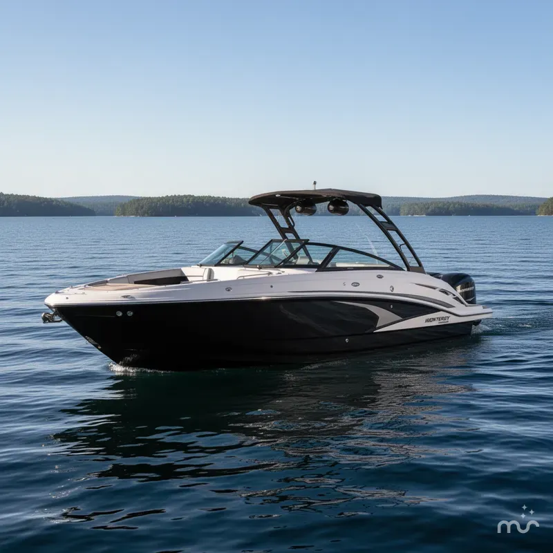 Slide: The Image of Monterey M6 Luxury Crossover Bowrider 2023 - 2