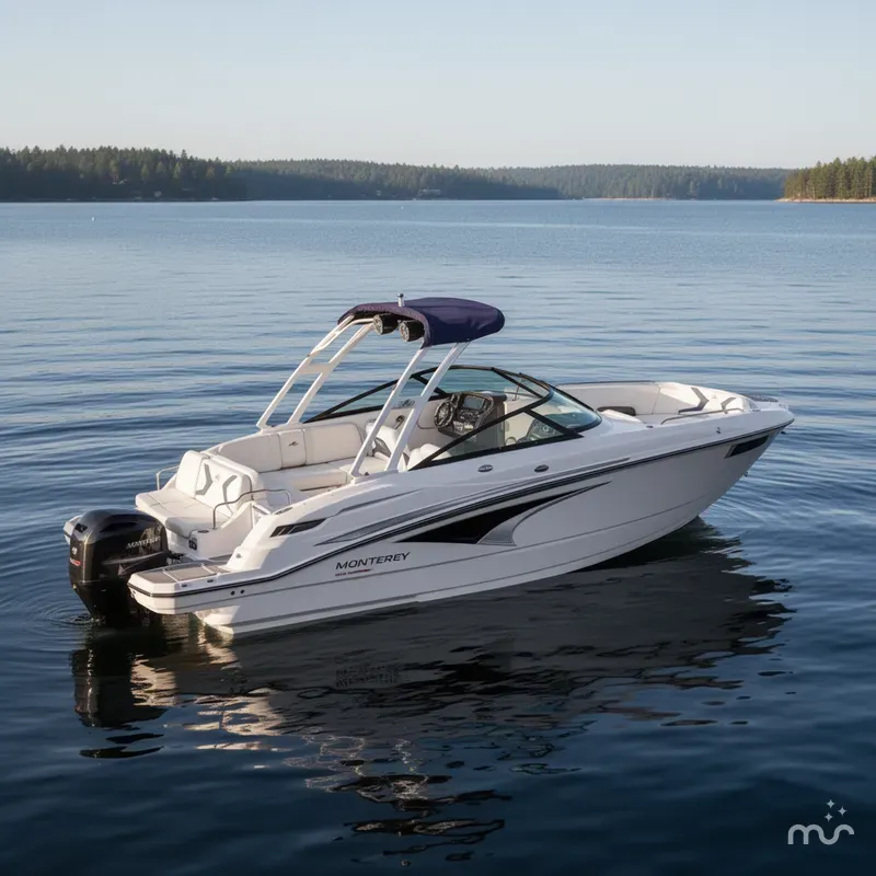 Slide: The Image of Monterey M6 Luxury Crossover Bowrider 2023 - 4