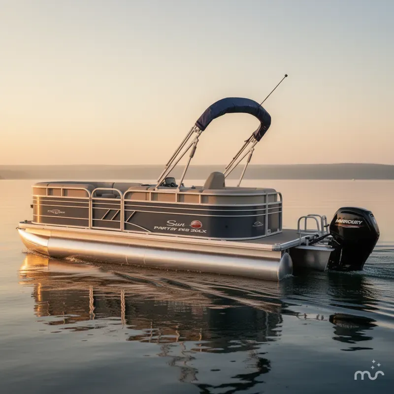 The Image of Sun Tracker Party Barge 20 DLX 2023 - 0