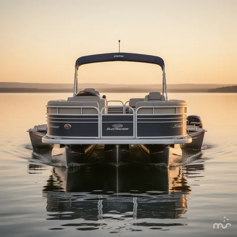 Slide: The Image of Sun Tracker Party Barge 20 DLX 2023 - 1