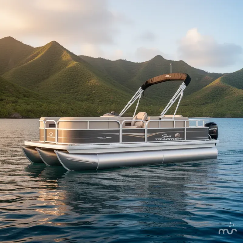 The Image of Sun Tracker Party Barge 18 DLX 2023 - 0