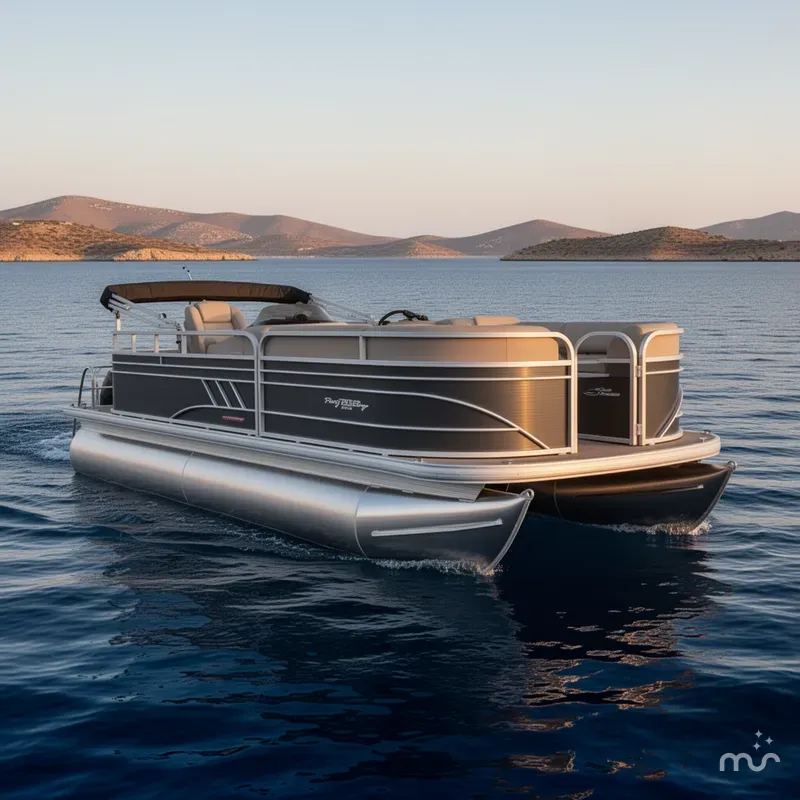 The Image of Sun Tracker Party Barge 20 DLX 2023 - 0
