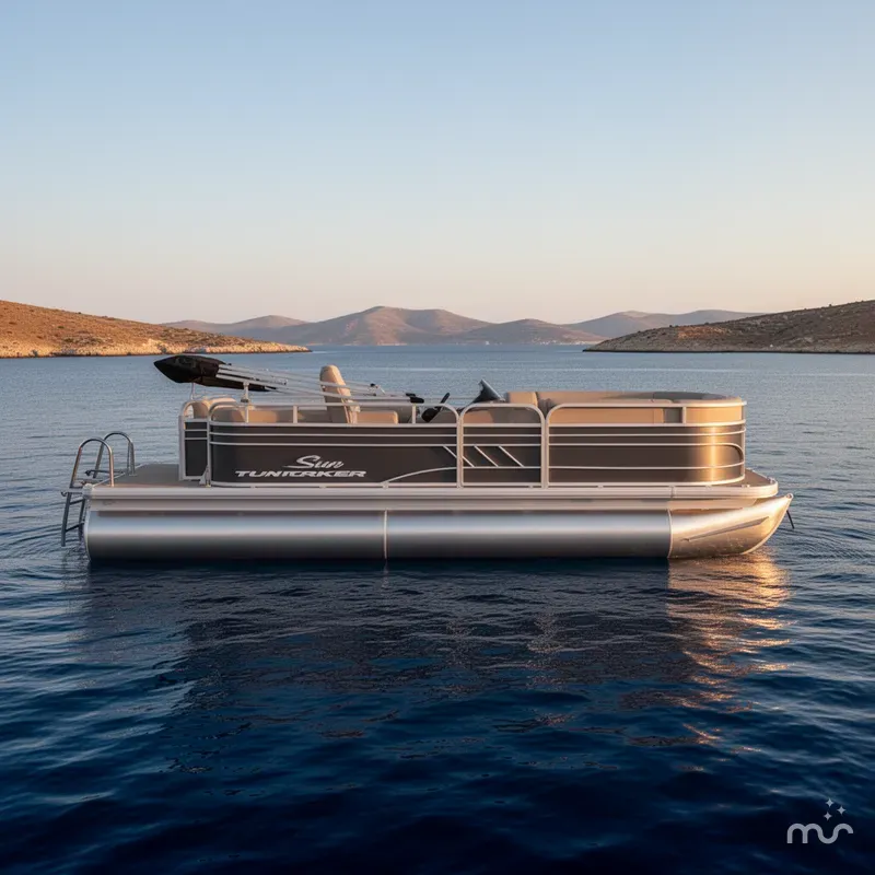 Slide: The Image of Sun Tracker Party Barge 20 DLX 2023 - 2