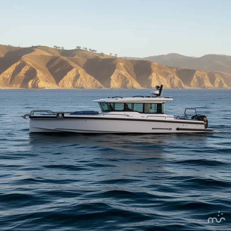 Slide: The Image of Axopar 37 XC Cross Cabin BRABUS Trim with Wet Bar 2023 - 2