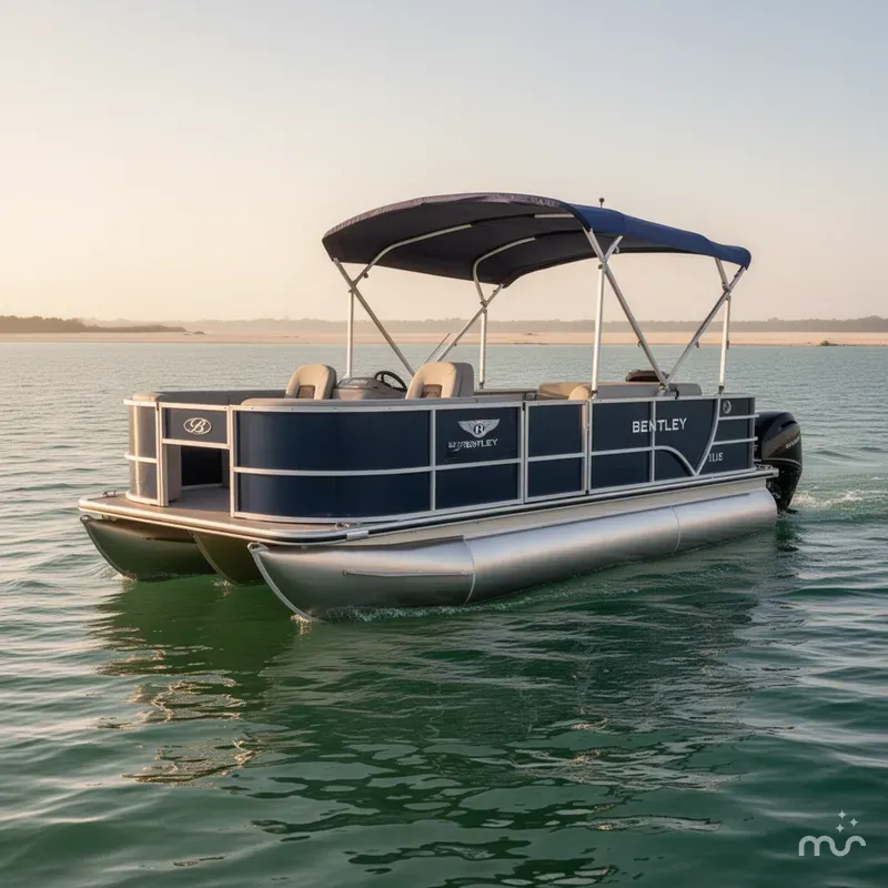 Slide: The Image of Bentley Pontoons Lil Bentley 180 Fish 2023 - 1