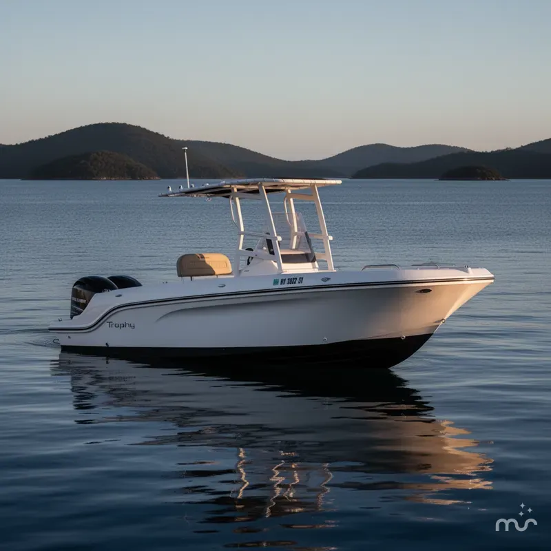 Slide: The Image of Bayliner 1903 Trophy Center Console DX 2021 - 2