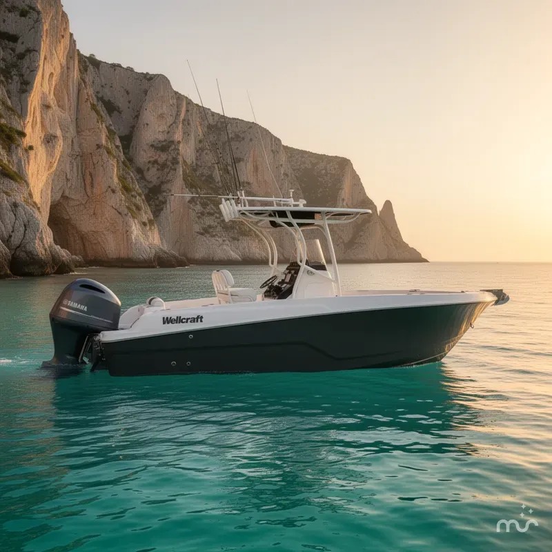 Slide: The Image of Wellcraft 222 Fisherman 2023 - 2