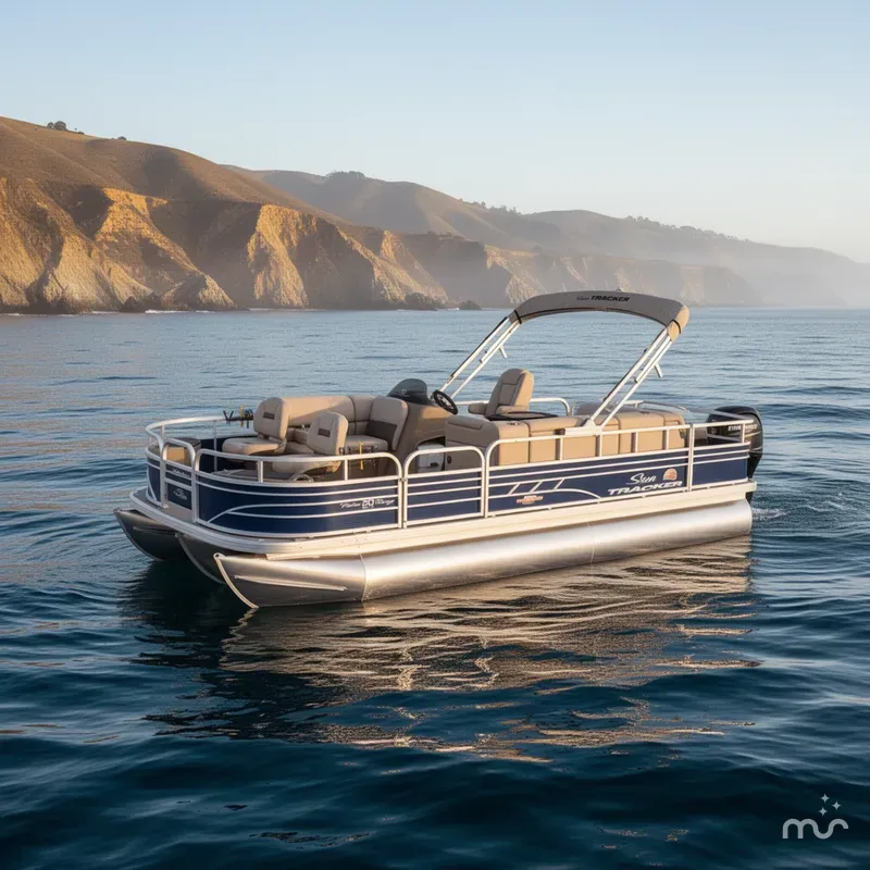 Slide: The Image of Sun Tracker Fishin' Barge 20 DLX 2023 - 2