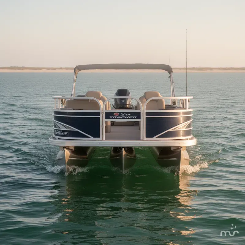 Slide: The Image of Sun Tracker Fishin' Barge 22 DLX 2023 - 0