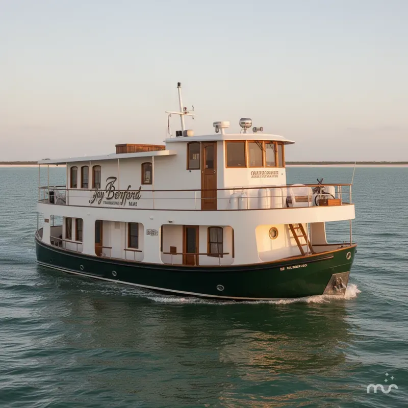 Slide: The Image of Custom Trawler Jay Benford NA design 2005 - 1