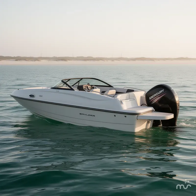 Slide: The Image of Bayliner 210 Deck Boat 2018 - 2