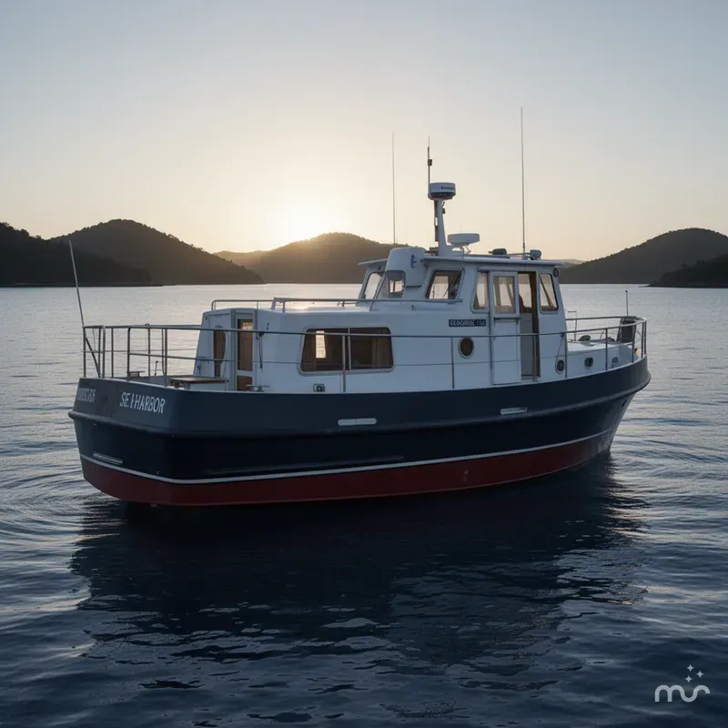Slide: The Image of Seahorse 34 Pilothouse 2002 - 0