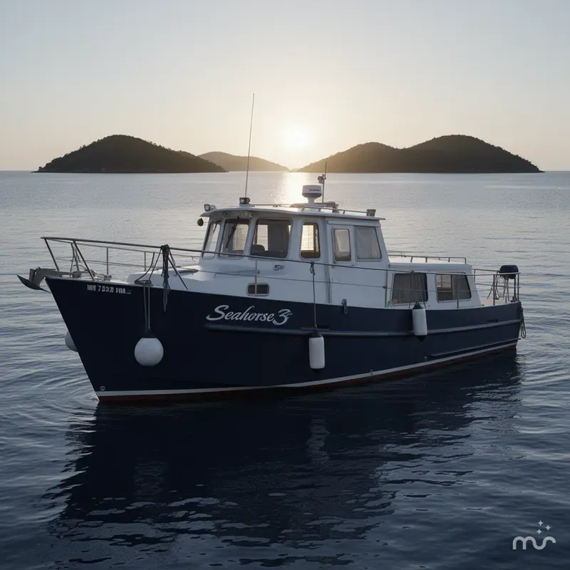 Slide: The Image of Seahorse 34 Pilothouse 2002 - 1