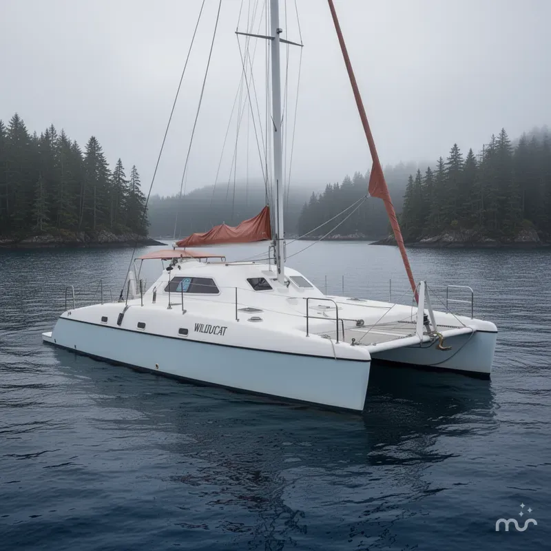 Slide: The Image of Wildcat 35 Catamaran 1999 - 2