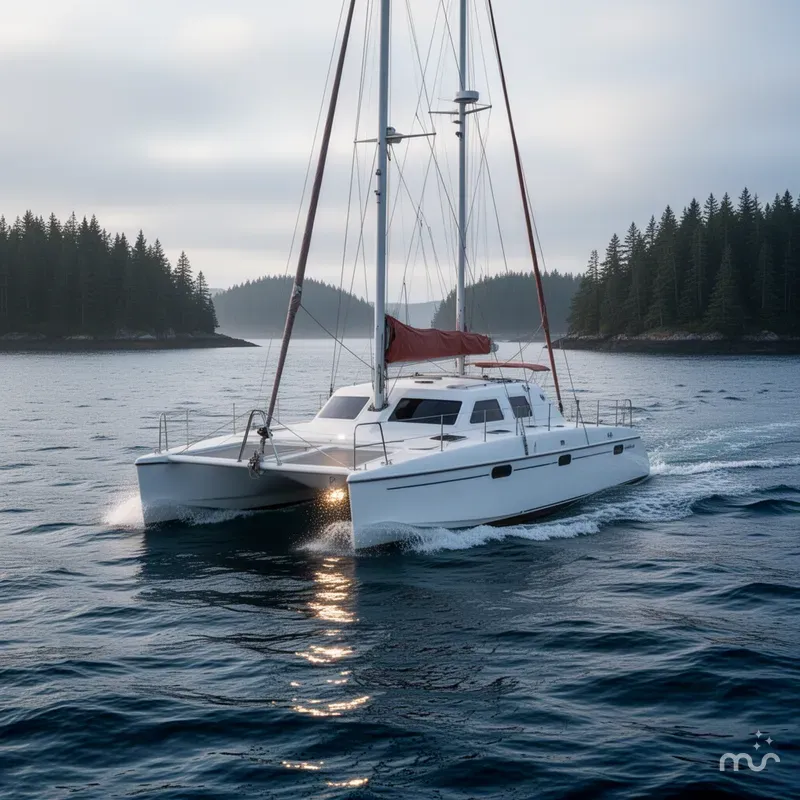 Slide: The Image of Wildcat 35 Catamaran 1999 - 4