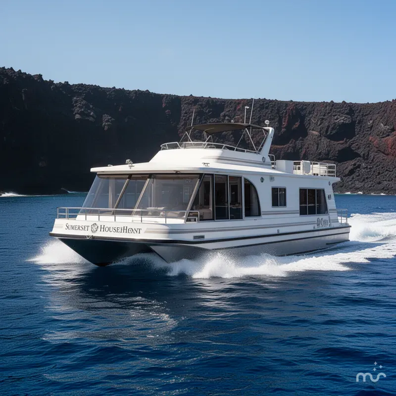 Slide: The Image of Sumerset Houseboat 2002 - 1