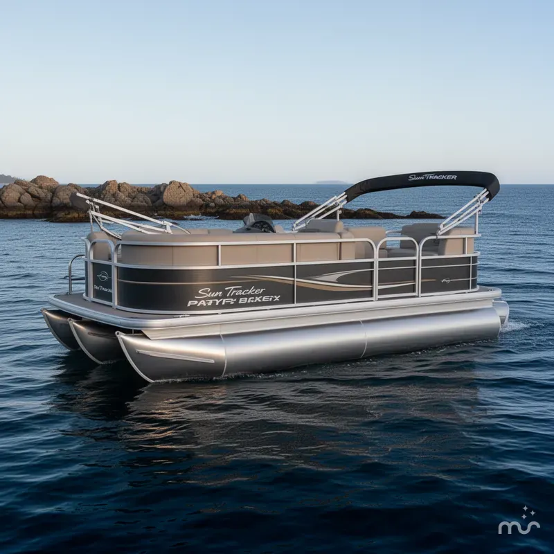 The Image of Sun Tracker Party Barge 18 DLX 2023 - 0