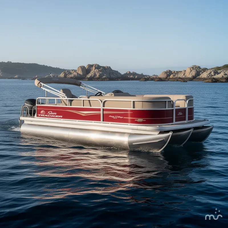 The Image of Sun Tracker Party Barge 18 DLX 2023 - 0