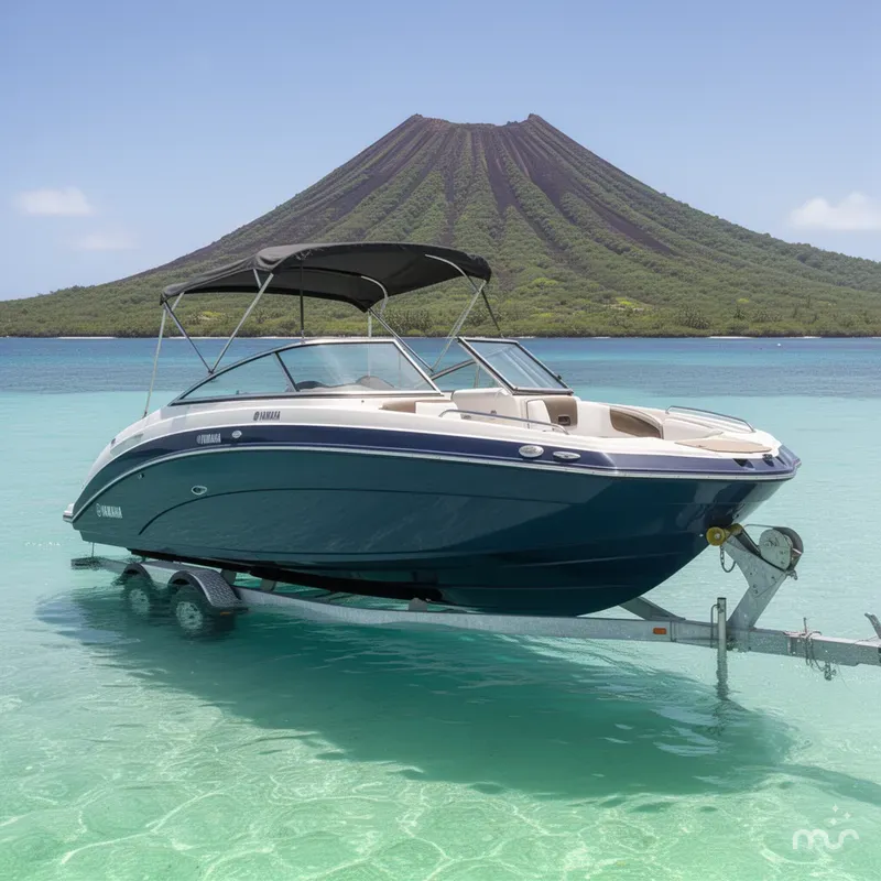 Slide: The Image of Yamaha 242 Limited With Galvanized Trailer 2014 - 0