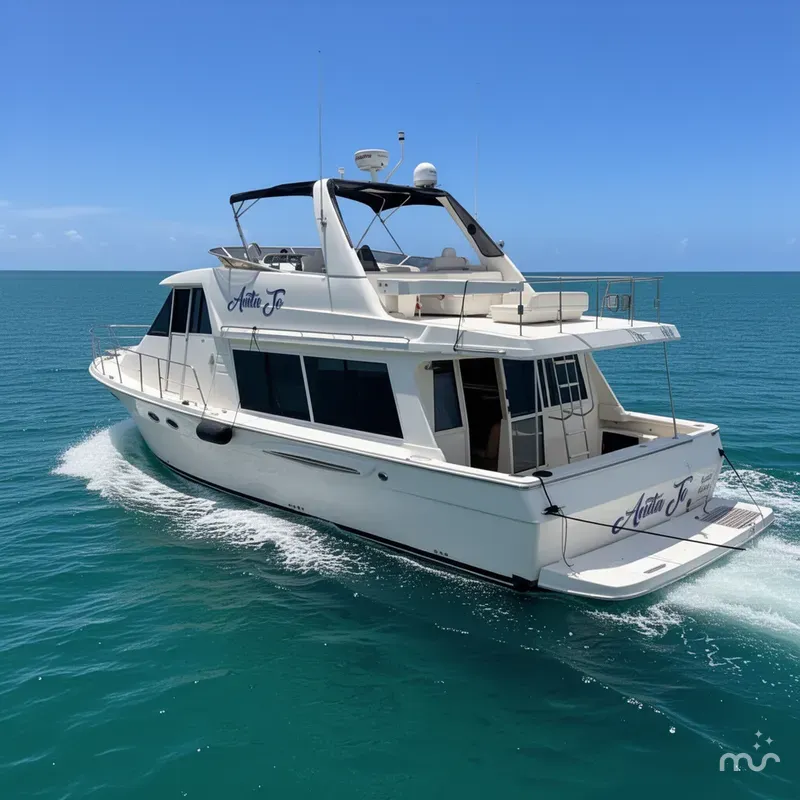 Slide: The Image of Meridian 490 Pilothouse 2004 - 0