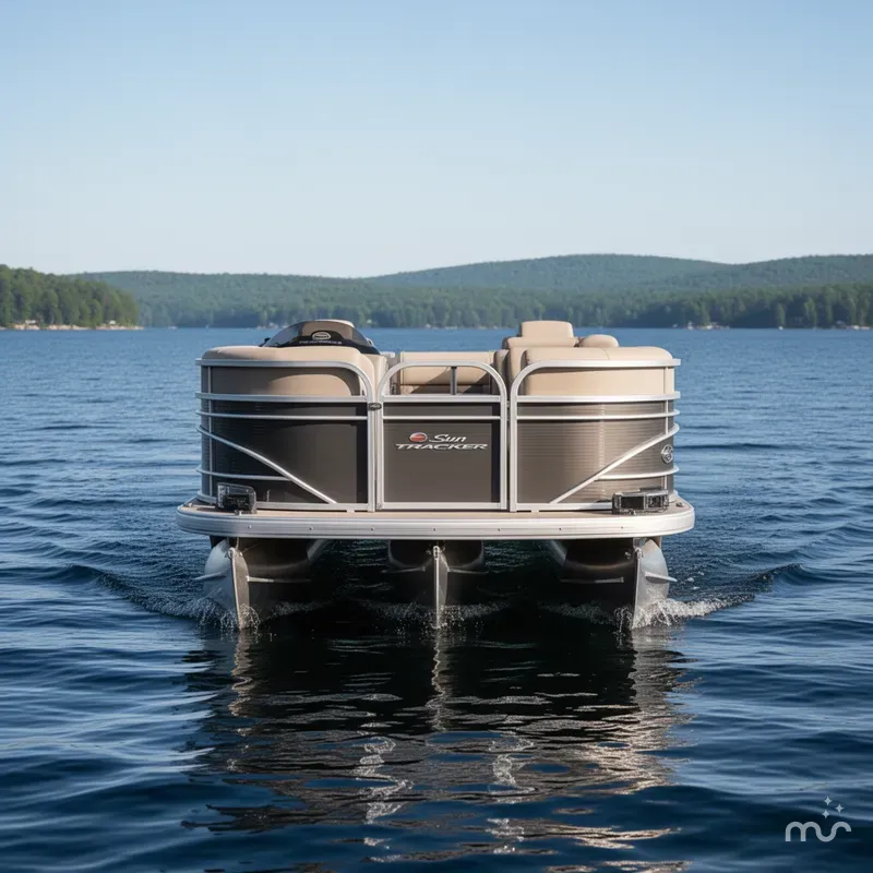 Slide: The Image of Sun Tracker Party Barge 20 DLX 2023 - 1