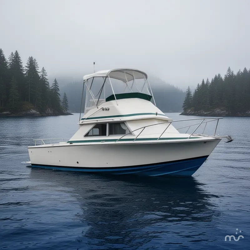 The Image of Bertram 28 Flybridge 1975 - 0