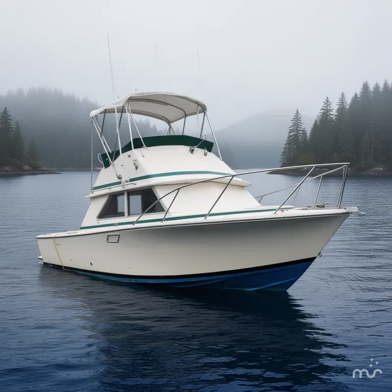Slide: The Image of Bertram 28 Flybridge 1975 - 2