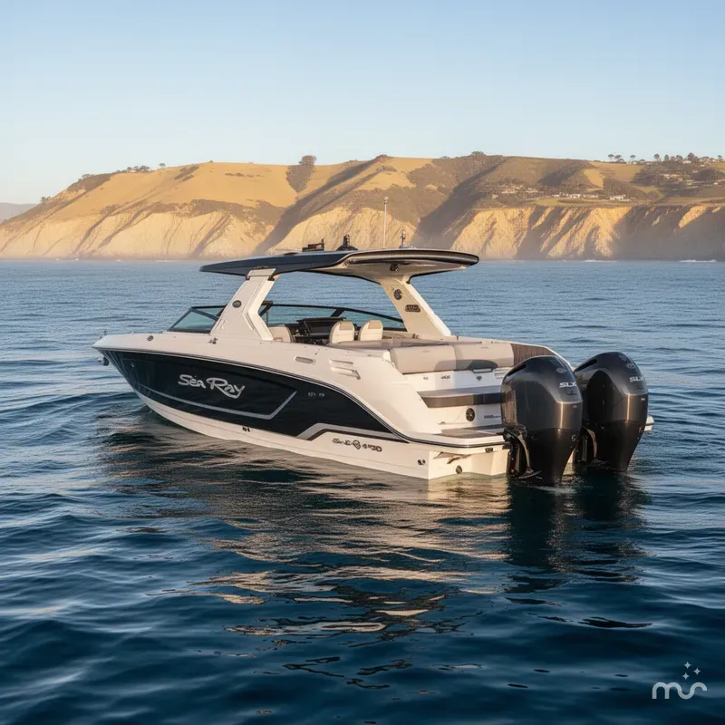 Slide: The Image of Sea Ray SLX 400 Outboard 2023 - 3