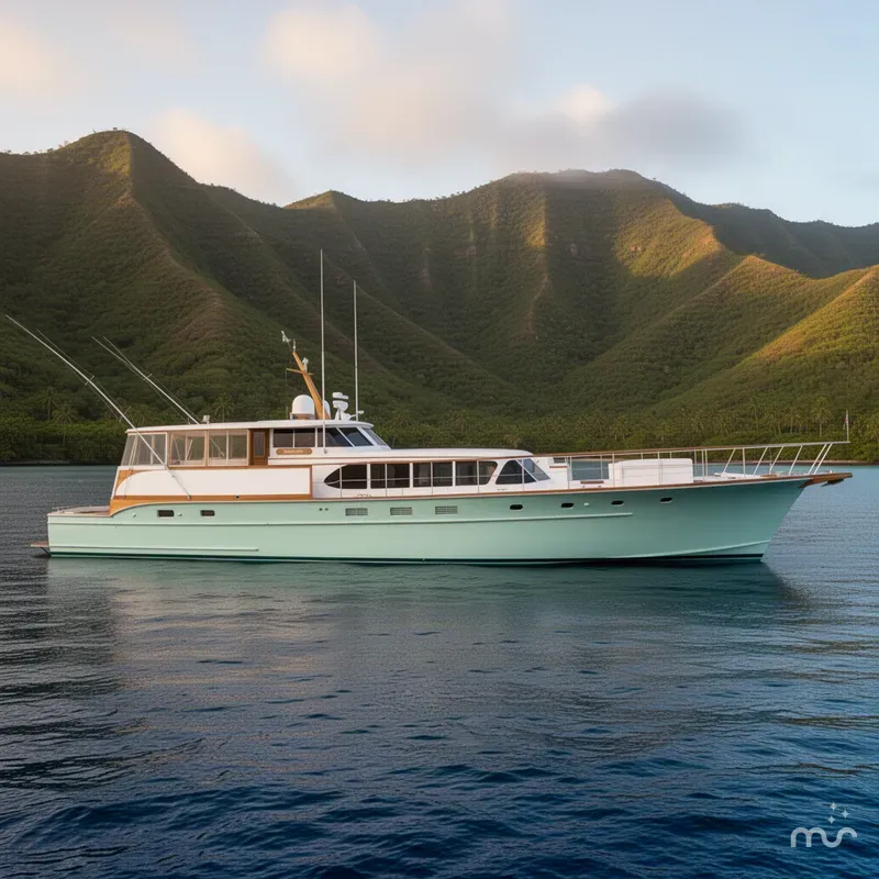 Slide: The Image of Rybovich Motor Yacht 1972 - 2