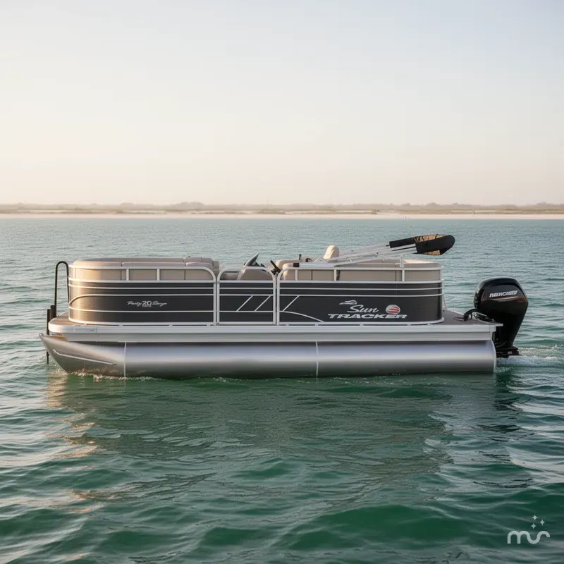 Slide: The Image of Sun Tracker Party Barge 20 DLX 2023 - 0