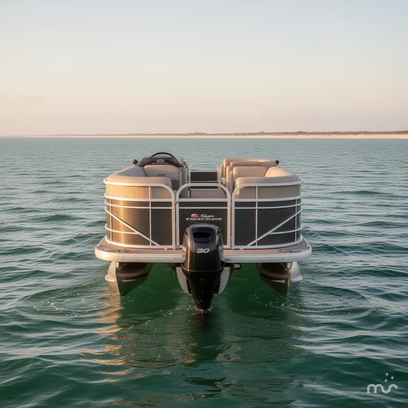 Slide: The Image of Sun Tracker Party Barge 20 DLX 2023 - 1