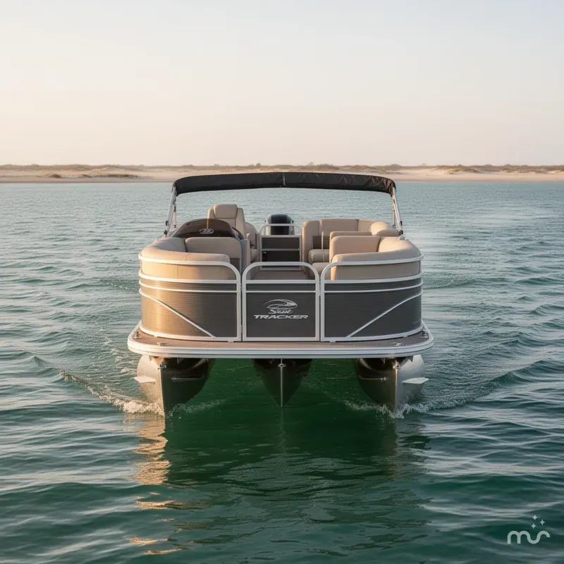 Slide: The Image of Sun Tracker Party Barge 20 DLX 2023 - 2