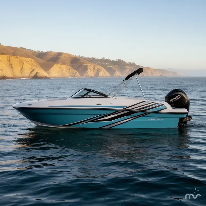 Slide: The Image of Bayliner VR4 Bowrider - Outboard w/ 150HP Mercury! 2023 - 1