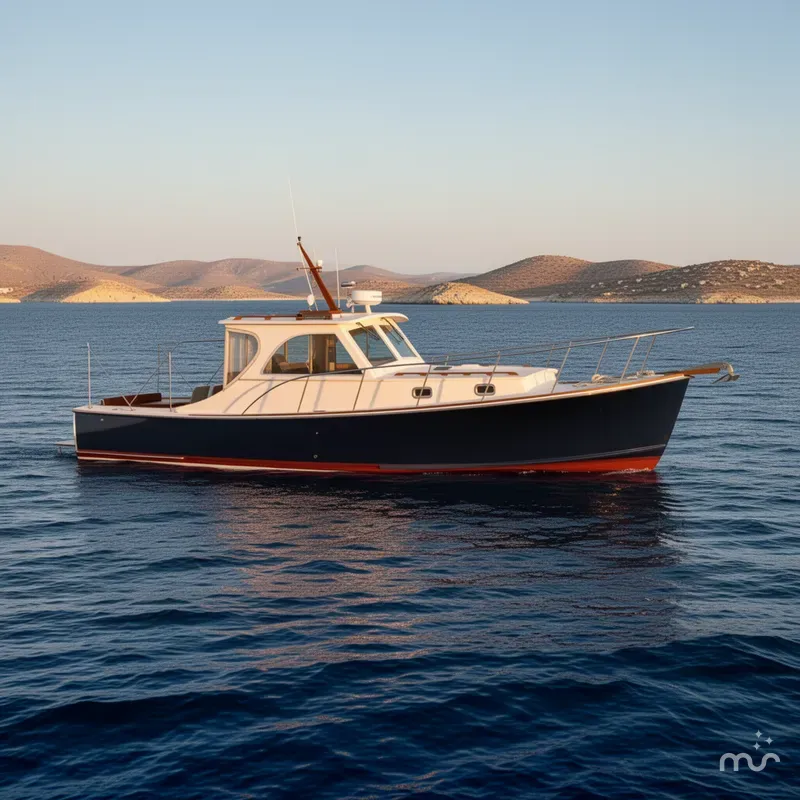 Slide: The Image of Mast & Mallet 38 Picnic Boat 2001 - 2