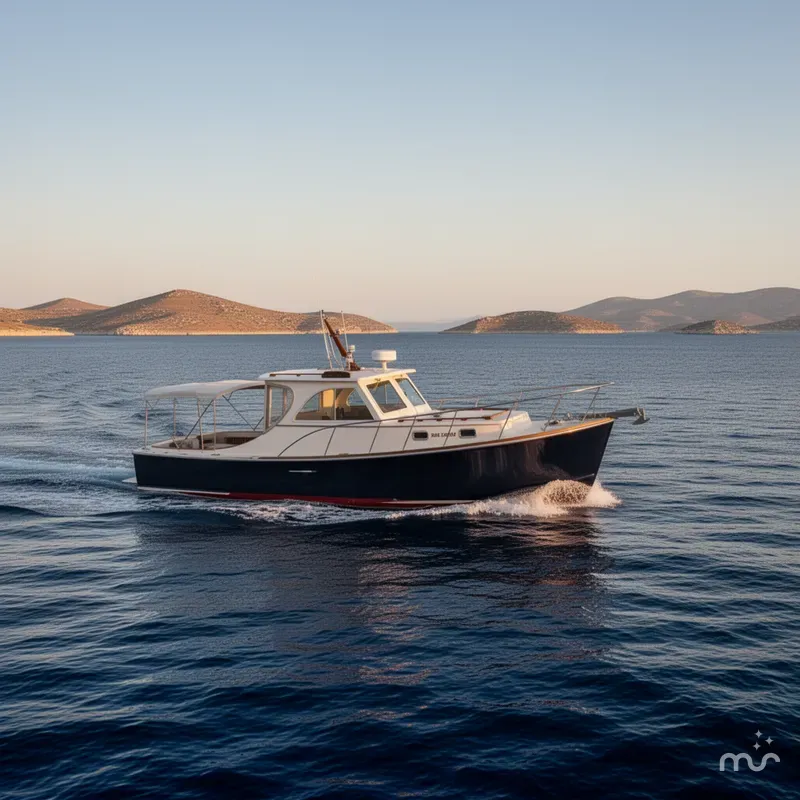 Slide: The Image of Mast & Mallet 38 Picnic Boat 2001 - 4