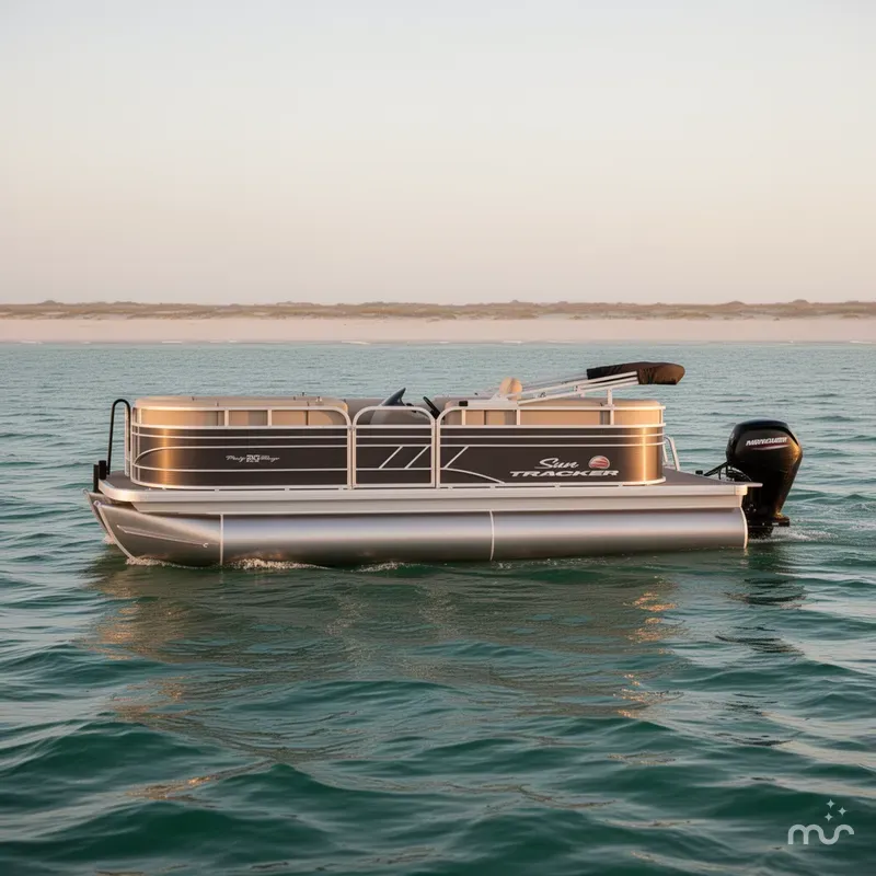 Slide: The Image of Sun Tracker Party Barge 20 DLX 2023 - 0