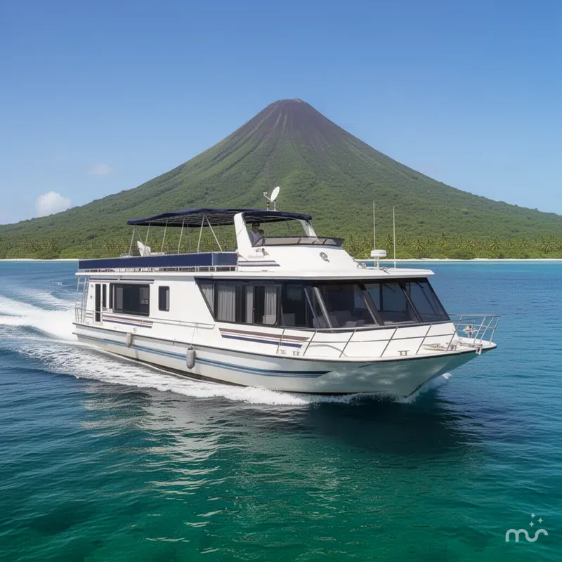 Slide: The Image of Stardust Cruisers Houseboat 1997 - 2