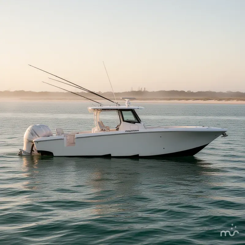 Slide: The Image of Fountain 38 Center Console 2023 - 3