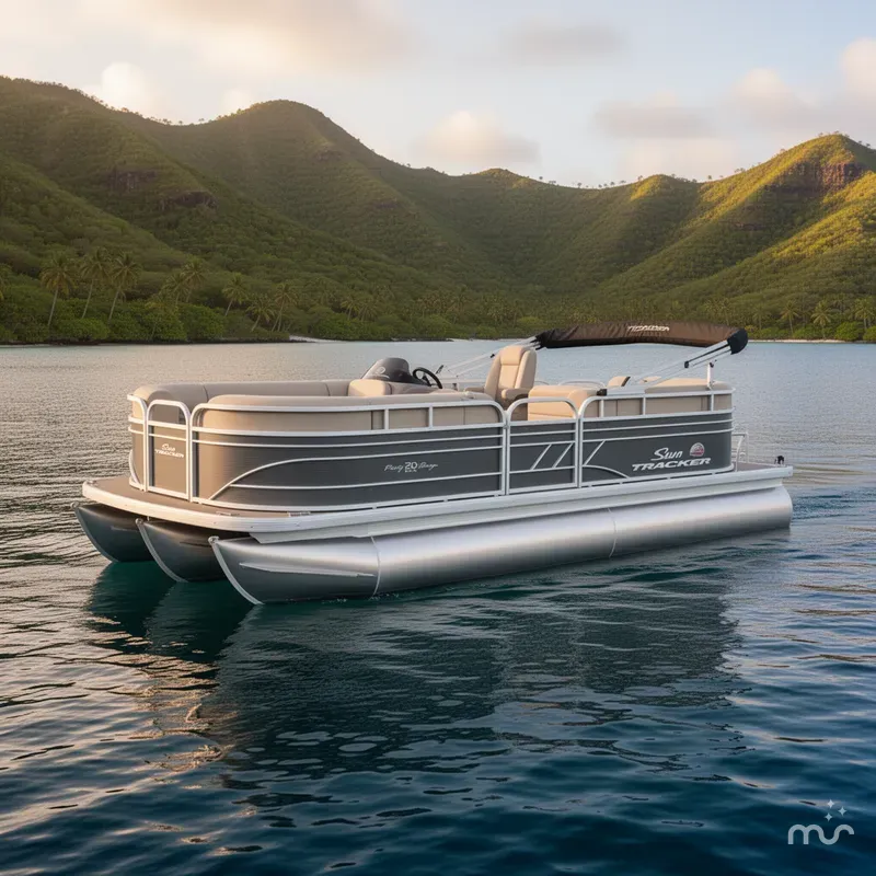 The Image of Sun Tracker Party Barge 20 DLX 2023 - 0
