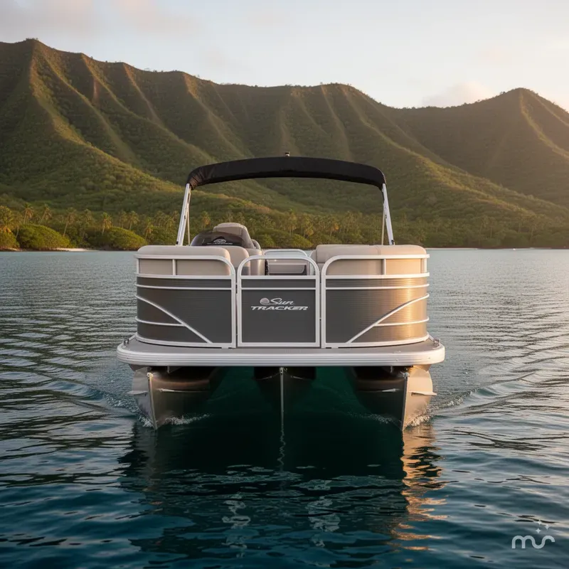 Slide: The Image of Sun Tracker Party Barge 20 DLX 2023 - 1