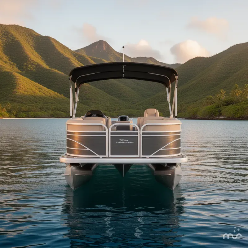 Slide: The Image of Sun Tracker Party Barge 20 DLX 2023 - 3