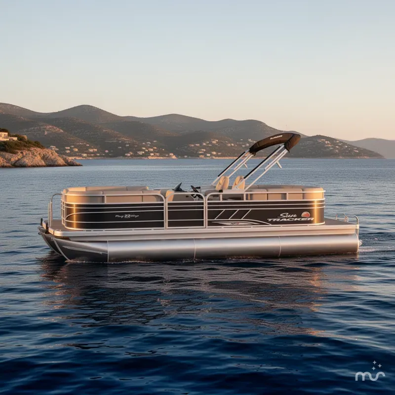 Slide: The Image of Sun Tracker Party Barge 22 XP3 2023 - 2